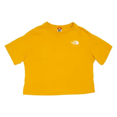 THE NORTH FACE Cropped Womens T-Shirt Yellow M