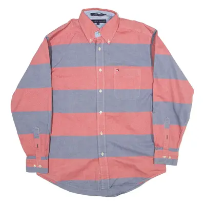 TOMMY HILFIGER Mens Shirt Pink Long Sleeve M