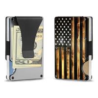 Carbon Fiber Minimalist Credit Card Holder & Money Clip Wallet for Men - Slim RFID Wallet Easily Removable Money Clip for Men...