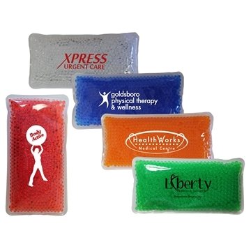 250 Promotional Rectangle Gel Bead Hot Cold Pack - Reusable & ...