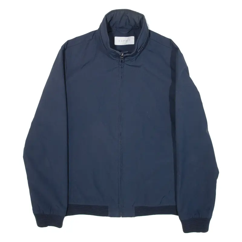ESPRIT Mens Jacket Blue Hooded M