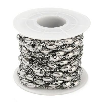 Tarnish Resistant 304 Stainless Steel Oval Link Chains