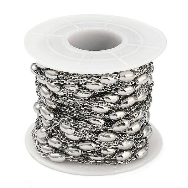 Tarnish Resistant 304 Stainless Steel Oval Link Chains