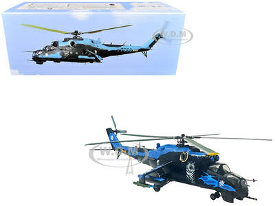 Mil Mi-24V Hind-E Helicopter 7353, 231 Squadron, 23 Wing, NATO Tiger Meet, Turkey (2005) Czech Air Force 1/48 Diecast Model...