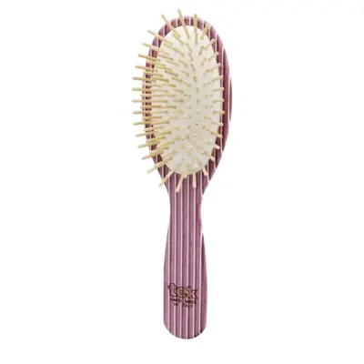 Tek Large Oval Brush, White/Pink/Lilac