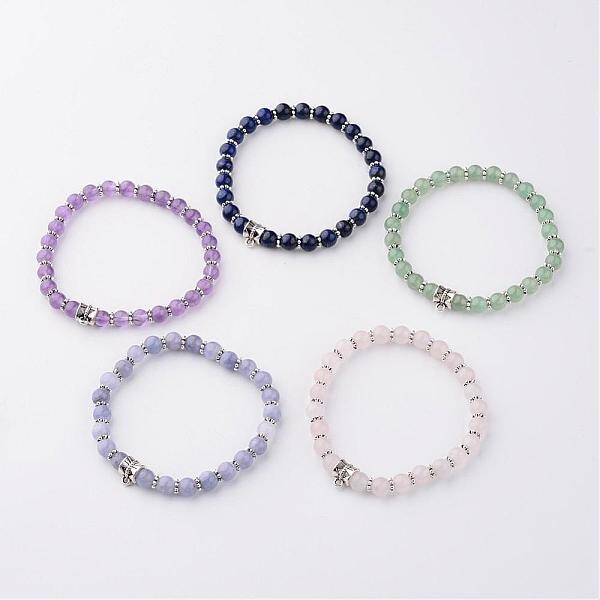 Natural Gemstone Stretch Bracelets
