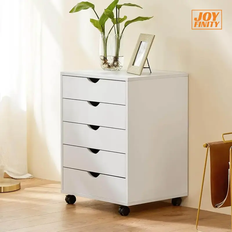 JOYFINITY Organizer Storage Cabinet Dressers with Wheels Mobile Organizer Drawers for Office, Bedroom, Home