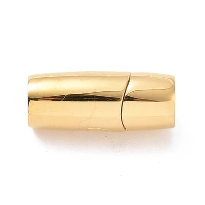 Ion Plating(IP) 304 Stainless Steel Magnetic Clasps with Glue-in Ends