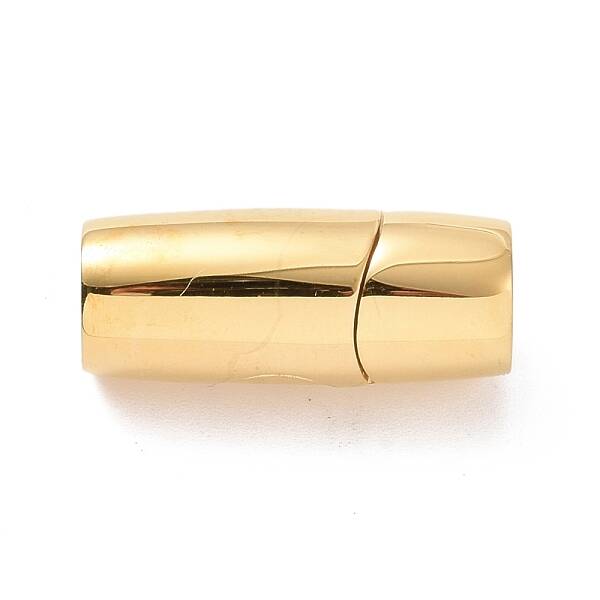 Ion Plating(IP) 304 Stainless Steel Magnetic Clasps with Glue-in Ends