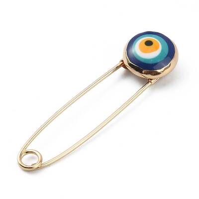 Alloy & Glass Safety Pins