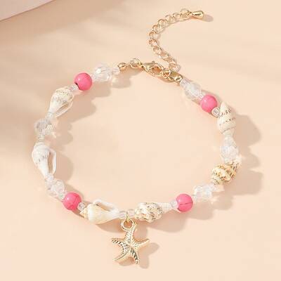 Bohemian Starfish & Shell Beaded Bracelets