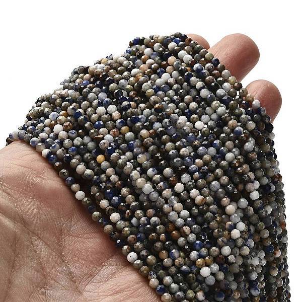 Natural Sodalite Beads Strands
