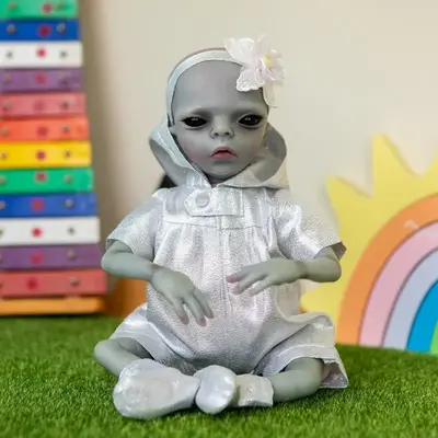 14 Inch Alien Design Doll, Soft Realistic Dolls Toys, Soft Cloth Doll, Creative Collectible Toy, Fun Gift, Creative Collectib...