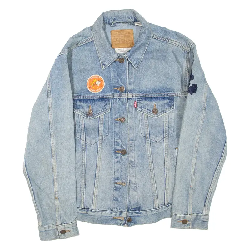 LEVI'S Womens Denim Jacket Blue S