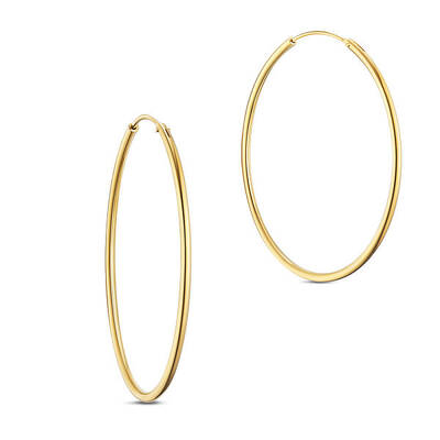 925 Sterling Silver Hoop Earrings