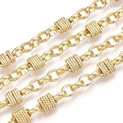 Brass Twist Knot Lock Link Chains