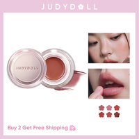 Judydoll YOYO STACKABLE Multi-Use Balm, Lip & Cheek Pudding Pot, Soft Matte Lipstick, Velvet Satin Lip Mud, Cream Blush, Make...