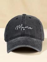 Embroidered Letter Design Baseball Cap, Casual Adjustable Sun Hat for Women & Men, Fashion Unisex Style Accessories for Daily...