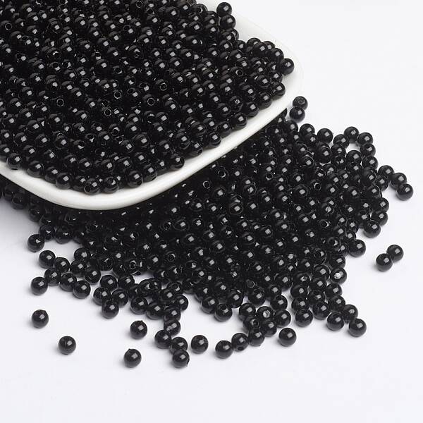 Opaque Acrylic Beads