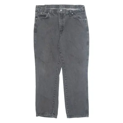 DICKIES Mens Jeans Grey Regular Straight W38 L30