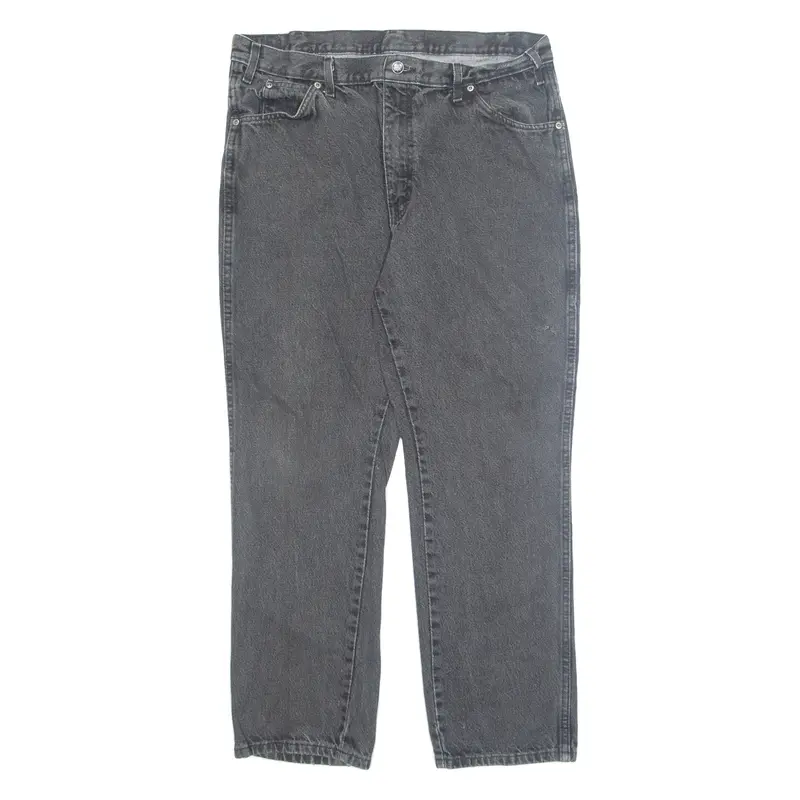 DICKIES Mens Jeans Grey Regular Straight W38 L30