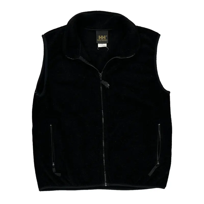 Helly Hansen Fleece Gilet - Large Black Polyester | Size: large