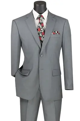 Professional Look Vinci Men's Wool Feel Business Suit Professional Look for Executives