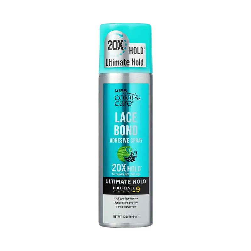 KISS Colors & Care Lace Bond Adhesive Spray Ultimate Hold, 6 oz.