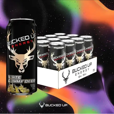Bucked Up Energy Drink 1 Case [12 Count] Sport Beverage