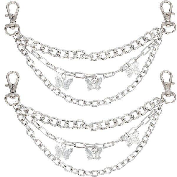 Alloy Shoe 3-Strand Curb Chain