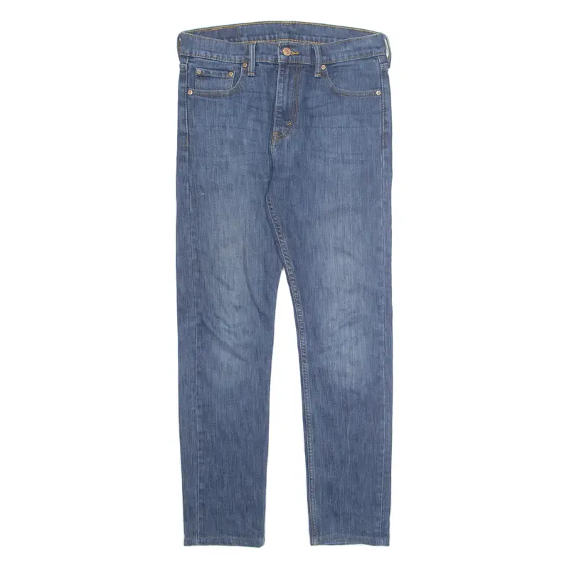 LEVI'S 512 BIG E Jeans Mens Blue Slim Tapered Stone Wash W30 L32