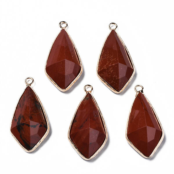 Natural Red Jasper Charms