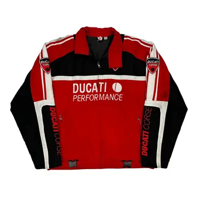 Ducati Graphic Jacket - 2XL Red Polyester | Size: xx-large