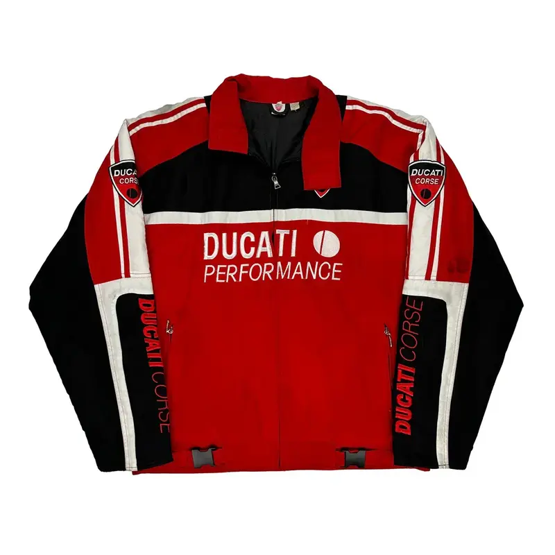 Ducati Graphic Jacket - 2XL Red Polyester | Size: xx-large