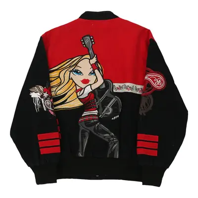 Age 7-8 Bratz Graphic Jacket - Medium Black Cotton