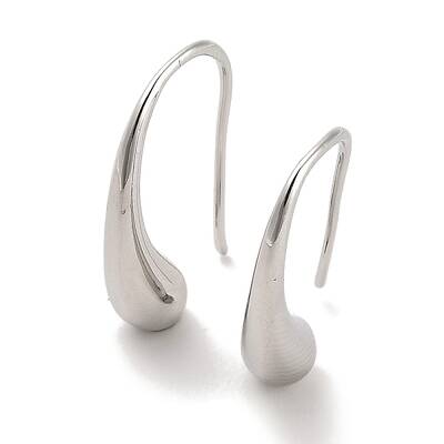 Teardrop Brass Dangle Earring for Women