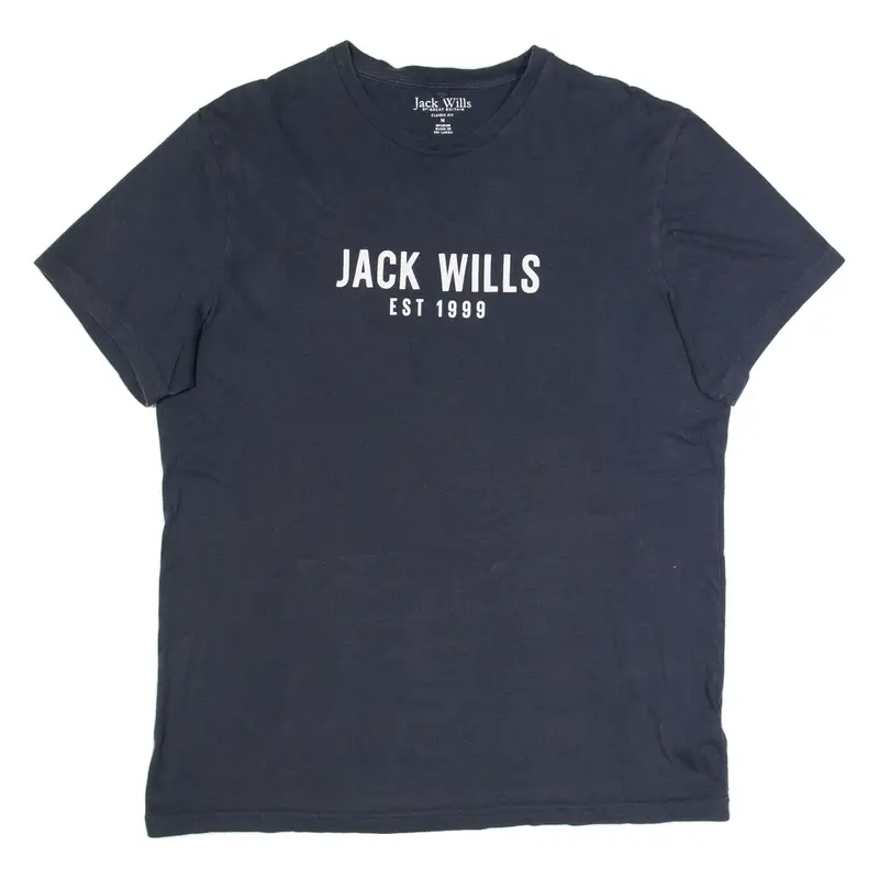 JACK WILLS Mens T-Shirt Blue M