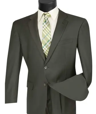 Vinci Men's Big & Tall 2-Piece Poplin Suit - Discounted Prices