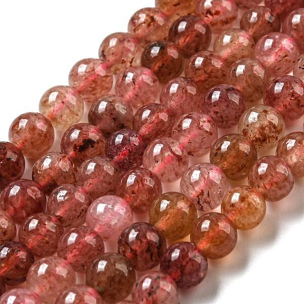 Natural Strawberry Quartz Beads Strands