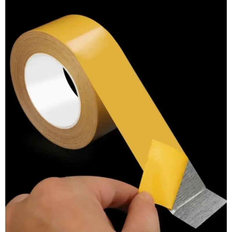 2 pcs  Grid double-sided strong tape, 1.97inx393.7in(10m)high-adhesive transparent non-trace cloth double-sided tape, carpet,...
