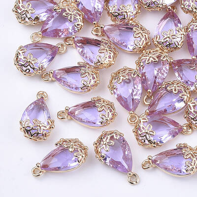 Transparent Glass Pendants