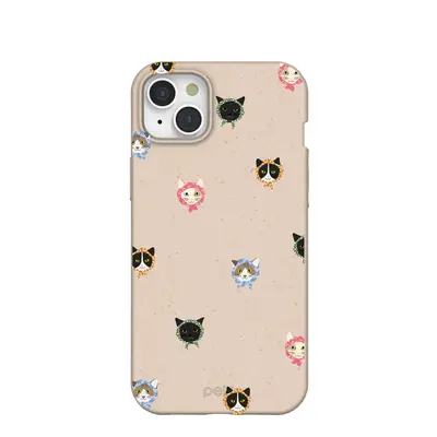 Seashell Cat Couture iPhone 15 Plus Case
