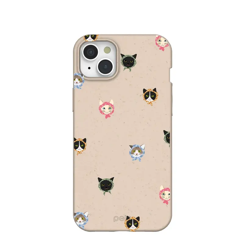 Seashell Cat Couture iPhone 15 Plus Case