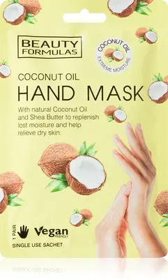 Beauty Formulas Coconut Oil deep hydrating hand mask