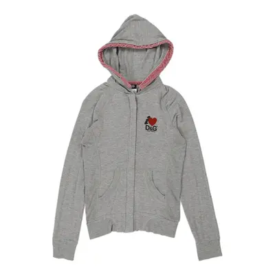 Dolce & Gabbana Hoodie - Medium Grey Cotton | Size: medium