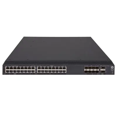 HP JG898A | FlexFabric 5700 Series 5700-32XGT-8XG-2QSFP+ 32 x RJ-45 Ports 10GBase-T + 8 x SFP+ Fixed Fiber Ports + 2 x QSFP+ ...