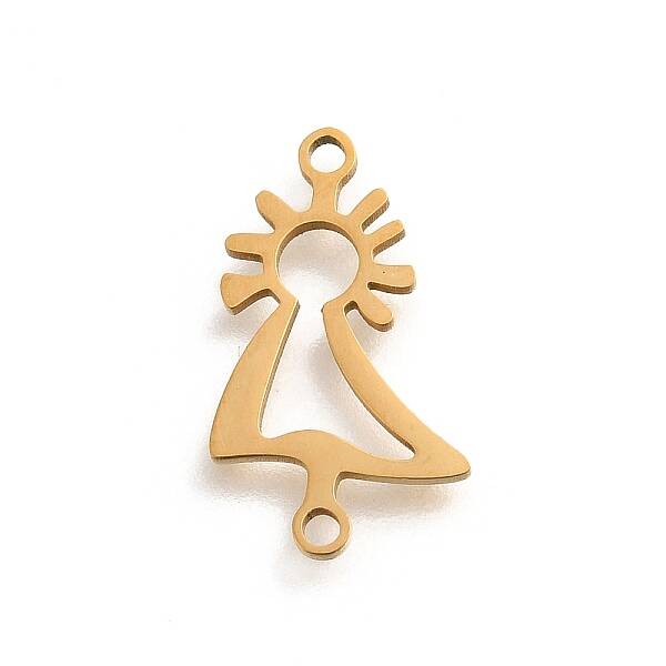 201 Stainless Steel Laser Cut Connector Charms