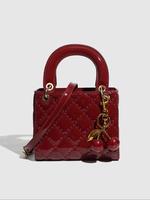 Women's Fashionable Solid Color Quilted Handbag, Casual PU Leather Crossbody Bag for Daily Used, Trendy Versatile High-qualit...