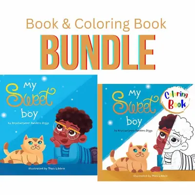 My Sweet Boy Book & Coloring Book Bundle