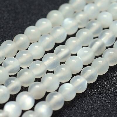 Natural Rainbow Moonstone Beads Strands